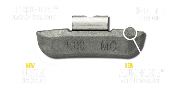 FNPS 20 Gram FN Series Plasteel Wheel Weight For Aluminum Rims